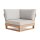 LIFE - Jura lounge nature teak Ecke Soltex dune