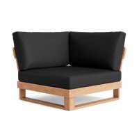 LIFE - Jura lounge nature teak Ecke Soltex graphit