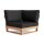LIFE - Jura lounge nature teak Ecke Soltex graphit