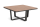 LIFE - Montana lounge lava/FSC robuust teak Loungetisch hoch vierkant 144x144cm kpl.