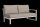 LIFE - Orleans lounge beige 2-Sitz Bank links mit Soltex beige Kissen