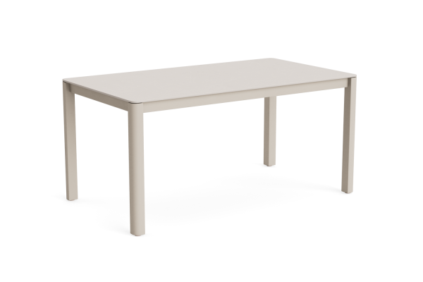 LIFE - Salvador Esstisch 160x90 beige/ivory Sinterstein kpl.