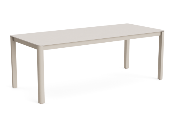LIFE - Salvador Esstisch 210x90 beige/ivory Sinterstein kpl.