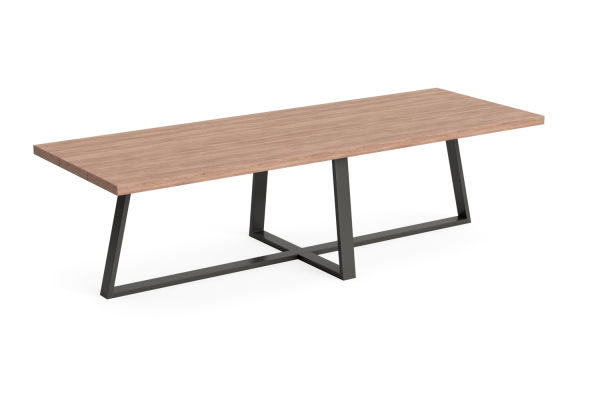 LIFE - Toscana Essisch lava Kreuz groß 280x100 Texas robust Teak