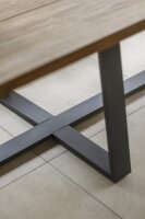 LIFE - Toscana Essisch lava Kreuz groß 280x100 Texas robust Teak