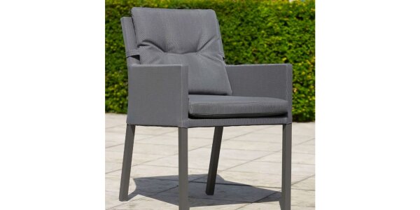 Life Caribean Gartenstuhl beige/All Weather khaki mit Polster Complete