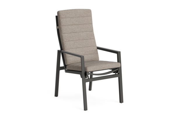 LIFE - Bondi Gartenstuhl verstellbar lava/carbon Soltex beige