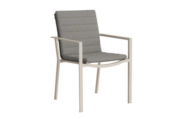 LIFE - Soho Gartenstuhl stapelbar beige/khaki Comforma steel