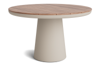 LIFE - Algarve Essisch beige 120 rund Concept robust Teak