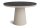 LIFE - Algarve Essisch beige 120 rund Keramik nero