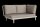 LIFE - Alpes lounge beige/beach Rucore+ 2-Sitz Bank links hohe Armlehne Soltex beige