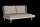 LIFE - Alpes lounge beige/beach Rucore+/ivory Sinterstein 2-Sitz Bank links+Tisch Soltex beige