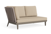 LIFE - Alpes lounge taupe/beach Rucore+ 2-Sitz Bank...