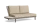 LIFE - Alpes lounge taupe/beach Rucore+/ivory Sinterstein 2-Sitz Bank rechts+Tisch Boucle sand