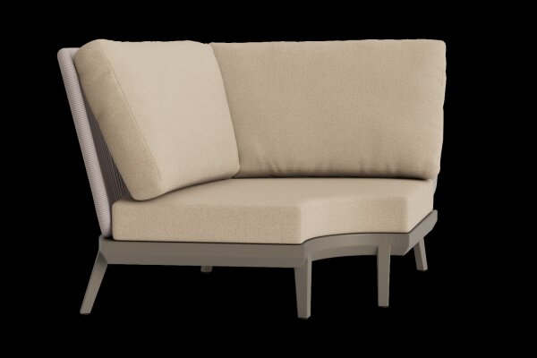 LIFE - Alpes lounge taupe/beach Rucore+ Ecke Boucle sand