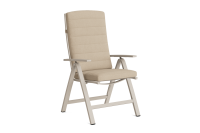 LIFE - Anabel Gartenstuhl verstellbar beige/khaki Boucle...