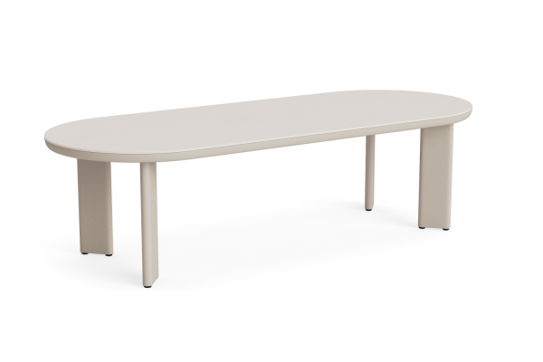 LIFE - Andalucia Essisch 280x110 semi oval beige/ivory Sinterstein