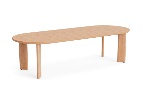 LIFE - Andalucia Essisch 280x110 semi oval nature teak