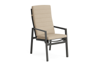 LIFE - Bondi Gartenstuhl verstellbar lava/carbon Boucle sand