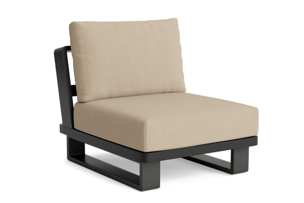 LIFE - Fitz Roy lounge lava/schwarz Erweiterung Boucle sand
