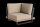 LIFE - Fitz Roy lounge lava/robust Teak Ecke Boucle sand