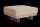 LIFE - Fitz Roy lounge lava/robust Teak Fußhocker Boucle sand