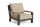 LIFE - Legend lounge lava/robust Teak Sessel Boucle sand