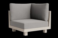 LIFE - Himalaya lounge beige/FSC robust Teak Ecke Boucle...