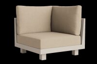 LIFE - Himalaya lounge beige/FSC robust Teak Ecke Boucle...