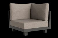LIFE - Himalaya lounge lava/FSC robust Teak Ecke Soltex...