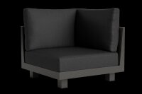 LIFE - Himalaya lounge lava/FSC robust Teak Ecke Soltex...