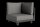 LIFE - Himalaya lounge lava/FSC robust Teak Ecke Soltex nebelgrau