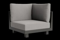 LIFE - Himalaya lounge lava/FSC robust Teak Ecke Boucle...