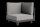 LIFE - Himalaya lounge lava/FSC robust Teak Ecke Boucle platinagrau