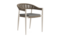 LIFE - Ibiza Gartenstuhl beige/taupe geflecht Soltex...