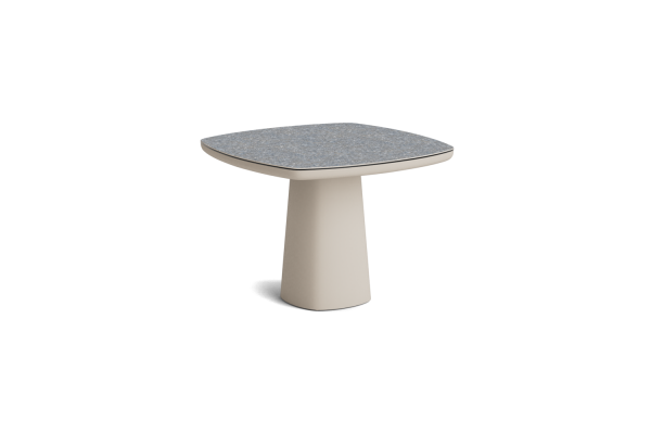 LIFE - Madeira Essisch beige 100x100 runded Keramik ceppo greige