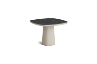 LIFE - Madeira Essisch beige 100x100 runded Keramik nero