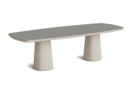 LIFE - Madeira Essisch beige 260x100 semi oval Keramik...