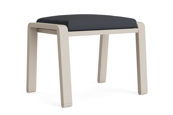 LIFE - Montana Fußhocker beige All Weather carbon