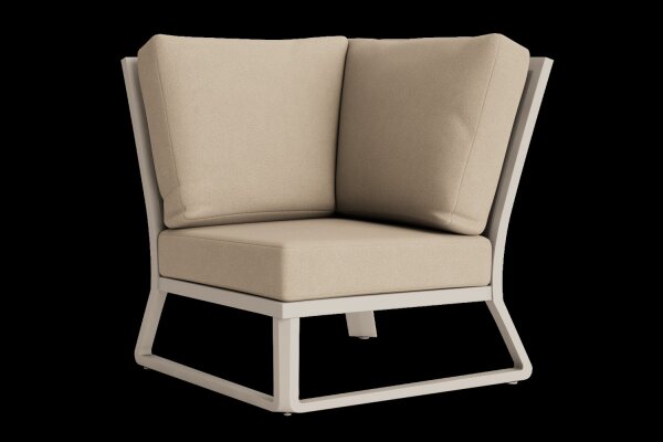 LIFE - Montana lounge beige Ecke Boucle sand